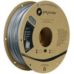 Polymaker PA02065 vlákno pro 3D tiskárny PLA plast Žáruvzdorné, Vysoká pevnost v tahu 1.75 mm 1000 g Ocelově šedá PolyLite™ 1 ks