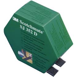 3M SJ 352D Scotchmate pásek se suchým zipem, lepicí, háčková a flaušová část, (d x š) 5000 mm x 25.4 mm, černá, 1 pár