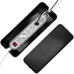 Hama kabelový box plast černá (d x š x v) 156 x 40 x 135 mm 1 ks 00221012