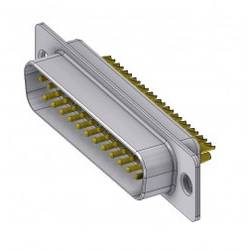 Deltron Connectors DT 25 PZ/2 D-SUB zástrčka 180 ° Pólů: 25 pájecí kalíšek 1 ks