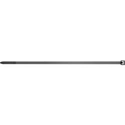 Fischer 87489, UBN, stahovací pásky, 2.50 mm, 120 mm, černá, odolná vůči UV záření, 100 ks