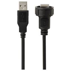 TRU COMPONENTS TC-E13T-MU2-MWA/NWA-0.5PV-S TC-13543536 USB konektor 0.5 m, 1 ks