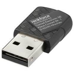 Renkforce RF-WFBTA-200 Wi-Fi/Bluetooth® adaptér USB 2.0 886 MBit/s