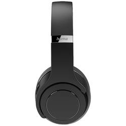 Hama Headset uzavřená (Over Ear) Bluetooth® stereo černá složitelná, headset, regulace hlasitosti, otočná sluchátka Hi-Fi