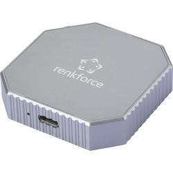 Renkforce RF-M2E-200 pouzdro pro pevný disk M.2 USB-C®, M.2 SATA, M.2 PCIe NVMe M.2 PCIe NVMe, M.2 SATA 6 Gb/s 2230 RF-6694572