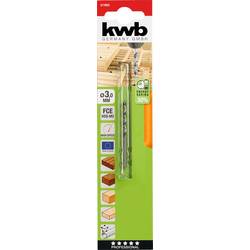 kwb 511903 spirálový vrták do dřeva 3 mm Celková délka 61 mm 1 ks