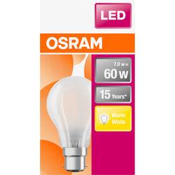 OSRAM HOMELIGHTING 4058075114913 LED Energetická třída (EEK2021) E (A - G) B22d klasická žárovka 6.5 W = 60 W teplá bílá (Ø x d) 60.0 mm x 104.0 mm 1 ks