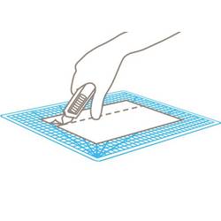 MARTOR řezací podložka plast (d x š x v) 320 x 230 x 3 mm černá 1 ks