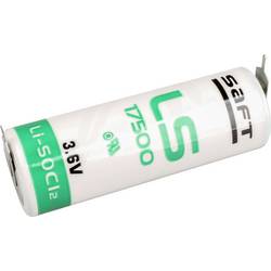 Saft speciální typ baterie 17500 pájecí kolíky ve tvaru U Li-SoCl2 3.6 V/DC 1 ks