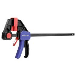 Jednoruční svěrka WorkPro WP232041 Vnější délka: 450 mm