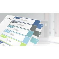 Durable 679527 rejstřík pořadače DIN A4+ 1-10 polypropylen barevně tříděná 10 karet 679527