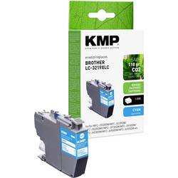 KMP Ink náhradní Brother LC-3219XLC kompatibilní azurová B58CX 1538,4003