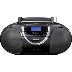 Lenco SCD-6900BK - Tragbarer Radio-CD-Player mit DAB+ und Kassette - Grau přenosný CD přehrávač Discman černá