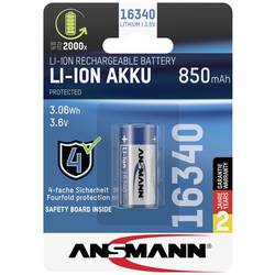 Ansmann Akku speciální akumulátor 16340 Li-Ion 3.6 V 850 mAh