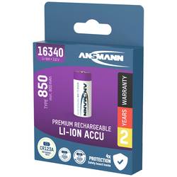 Ansmann Akku speciální akumulátor 16340 Li-Ion 3.6 V 850 mAh
