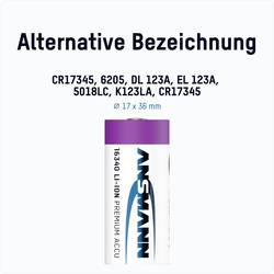 Ansmann Akku speciální akumulátor 16340 Li-Ion 3.6 V 850 mAh