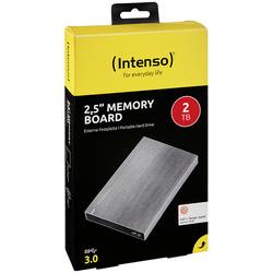 Intenso Memory Board, Memory Board, 2 TB, externí HDD 6,35 cm (2,5), USB 3.2 (Gen 1x1) , antracitová, 6028680