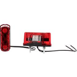 WAS osvětlení SPZ otevřené konce vzadu 12 V/DC, 24 V/DC