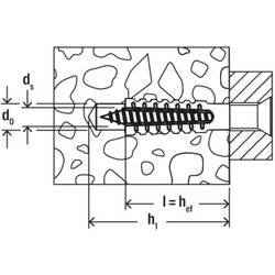 Fischer 532685 FMD 10 x 60 K NV kovová rozpěrná hmoždinka 60 mm 12 mm 1 sada