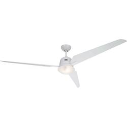 CasaFan Eco Aviatos 162 WE-WE stropní ventilátor 31 W (Ø x v) 162 cm x 365 mm lakovaná bílá vyměnitelné lopatky, s osvětlením, s dálkovým ovládáním