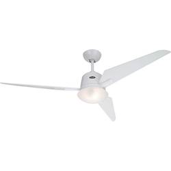 CasaFan Eco Aviatos 132 WE-WE stropní ventilátor 31 W (Ø x v) 132 cm x 365 mm lakovaná bílá vyměnitelné lopatky, s osvětlením, s dálkovým ovládáním