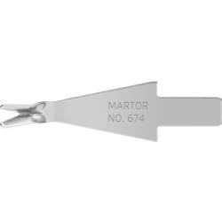 MARTOR 674.50 Náhradní čepel zastřihovače 674 10 ks