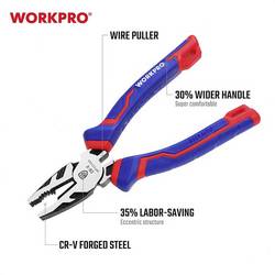 WorkPro WP231024 pro elektroniku a jemnou mechaniku kombinované kleště, 160 mm