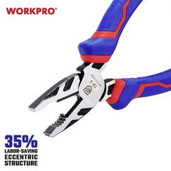 WorkPro WP231024 pro elektroniku a jemnou mechaniku kombinované kleště, 160 mm
