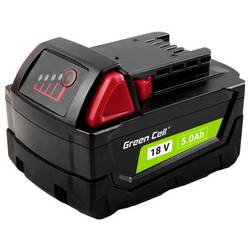 Green Cell M18 B5 4932430483 náhradní akumulátor pro elektrické nářadí, 8.0 Ah Li-Ion, GC-PTML18V5