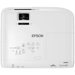Epson projektor EB-W49 3LCD 3800 lm 1280 x 800 WXGA 2 VGA vstupy, automatická korekce lichoběžníkového zkreslení, integrovaný reproduktor, s dálkovým