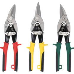 KS Tools 118.0050 Sada pákové nůžky na plech, 3 ks