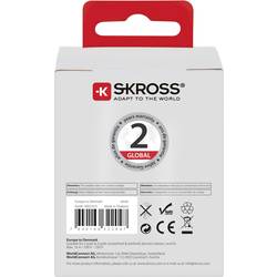 Skross 1.500232-E cestovní adaptér CA EU to DEN