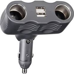 Basetech A13-123 2násobný rozvaděč do zapalovače cigaret Počet cigaretových zapalovačů 2 x Rozhraní: USB 2 x Proudová zatížitelnost (max.) 10 A