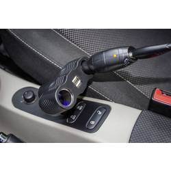 Basetech A13-123 2násobný rozvaděč do zapalovače cigaret Počet cigaretových zapalovačů 2 x Rozhraní: USB 2 x Proudová zatížitelnost (max.) 10 A