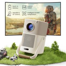 Yaber projektor T2Plus LED 450 ANSI-Lumen 1920 x 1080 Full HD provoz na akumulátor, Podporuje 4K, Integrovaný reproduktor JBL, Smart TV-Dongle, Automatické