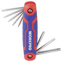WorkPro TX sada klíčů T 9, T 10, T 15, T 20, T 25, T 27, T 30, T 40