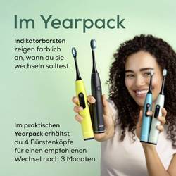 Beurer Bürstenköpfe Premium Whiten 4 St. Náhradní kartáče, černá, 10531