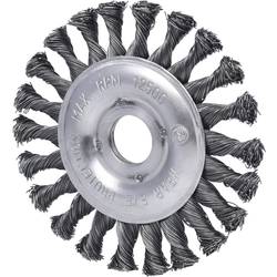 KS Tools 340.0043 Kartáč s ocelovým drátem 0,5 mm, Ø 125 mm
