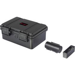 VOLTCRAFT Outdoorový kufr na akumulátory/baterie 58x AA, AAA, AAAA, Knoflíkové baterie (d x š x v) 18.4 x 13.2 x 7.7 cm