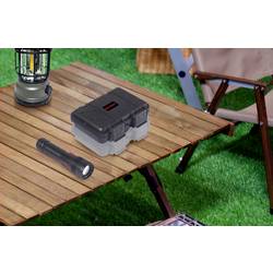 VOLTCRAFT Outdoorový kufr na akumulátory/baterie 12x 9 V, CR-123A, CR 2, 18350 (d x š x v) 157 x 125.5 x 46 mm