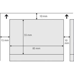 Sigel LP790 potisknutelné vizitky, hladké hrany 85 x 55 mm vysoce bílá 100 ks Formát papíru: A4