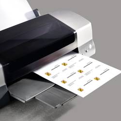 Sigel LP790 potisknutelné vizitky, hladké hrany 85 x 55 mm vysoce bílá 100 ks Formát papíru: A4