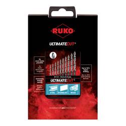 RUKO 259215RO ULTIMATECUT HSS-G sada spirálových vrtáků 25dílná 1 mm, 1.5 mm, 2 mm, 2.5 mm, 3 mm, 3.5 mm, 4 mm, 4.5 mm, 5 mm, 5.5 mm, 6 mm, 6.5 mm, 7 mm, 7.5