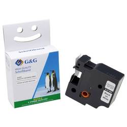 páska do štítkovače G&G BB-D-G-D1-45803 kompatibilní náhradní DYMO 45803 Barva pásky: bílá Barva písma: černá 19 mm 7 m