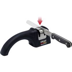 Graef PRONTO PRONTO brousek na nože černá, nerezová ocel