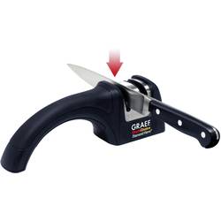 Graef PRONTO PRONTO brousek na nože černá, nerezová ocel