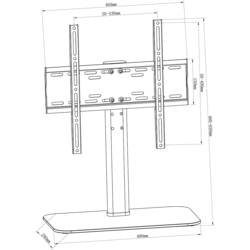 My Wall HP2BL TV stojan 81,3 cm (32) - 139,7 cm (55) pevný