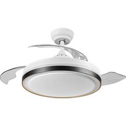 OSRAM HOMELIGHTING Ceiling Fan Retractable 1070 66W White stropní ventilátor 66 W