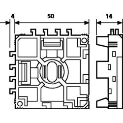 HellermannTyton DINBLOK3 dodatečná montáž Blok DIN 1 ks