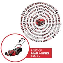Einhell Professional Power X-Change GP-CM 36/52 S Li BL (4x5,2Ah) akumulátor Akumulátorová sekačka vč. 2. Nabíječka Twincharger, Vč. 4 akumulátorů 18 V šířka